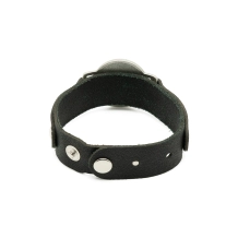 Pulseira de Couro Preta Medalha São Bento Pulseira de Couro Preta Medalha São Bento