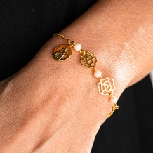 Pulseira de Rosas Santa Teresinha