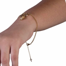 Pulseira Espírito Santo Dourada Pulseira Espírito Santo Dourada