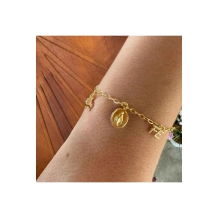 Pulseira Filha Dourada Pulseira Filha Dourada