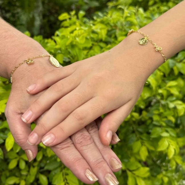 Pulseira Filha Dourada Pulseira Filha Dourada