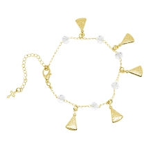 Pulseira Nossa Senhora Aparecida - Dourada