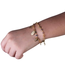 Pulseira Santa Rita Dourada