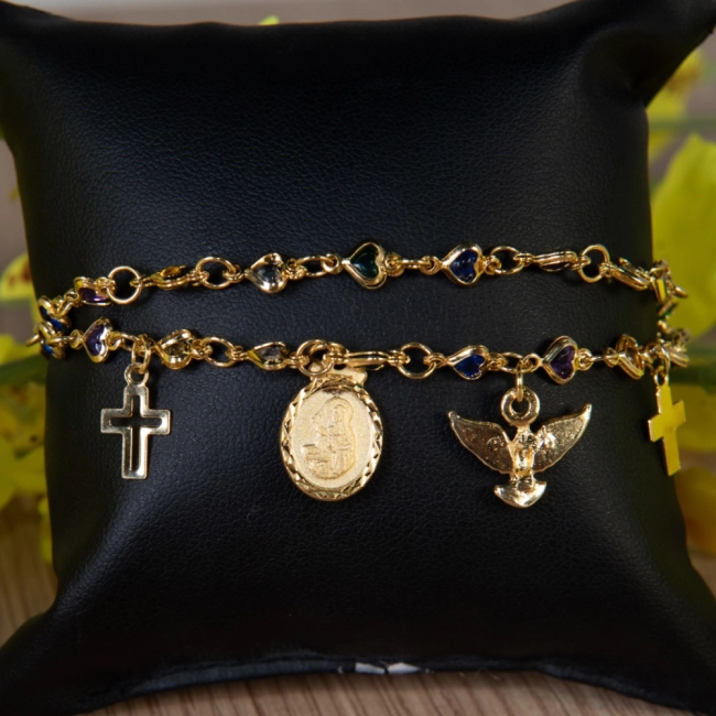 Pulseira Santa Rita Dourada