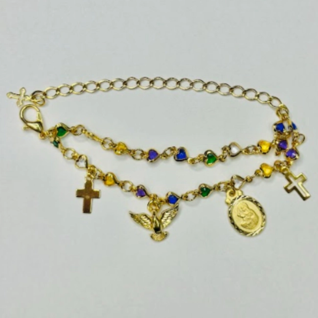 Pulseira Santa Rita Dourada