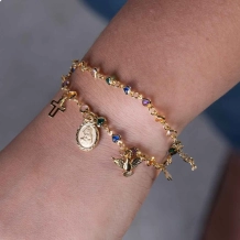 Pulseira Santa Rita Dourada