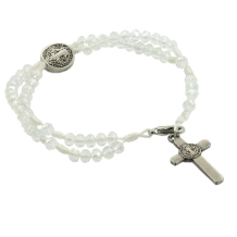 Pulseira Terço Cristal São Bento