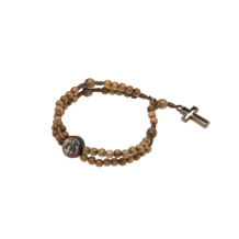 Pulseira Terço Marrom Pai das Misericórdias Pulseira Terço Marrom Pai das Misericórdias