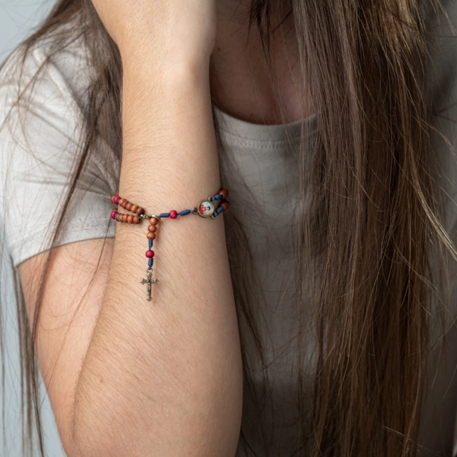 Pulseira Terço São Carlo Acutis Pulseira Terço São Carlo Acutis