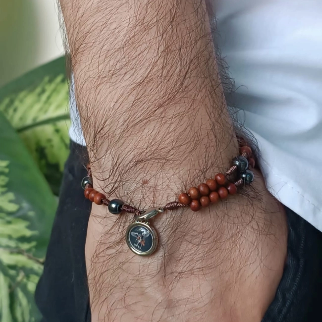 Pulseira Terço São Miguel Arcanjo