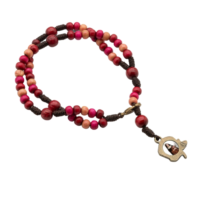 Pulseira Terço Santa Teresinha Pulseira Terço Santa Teresinha