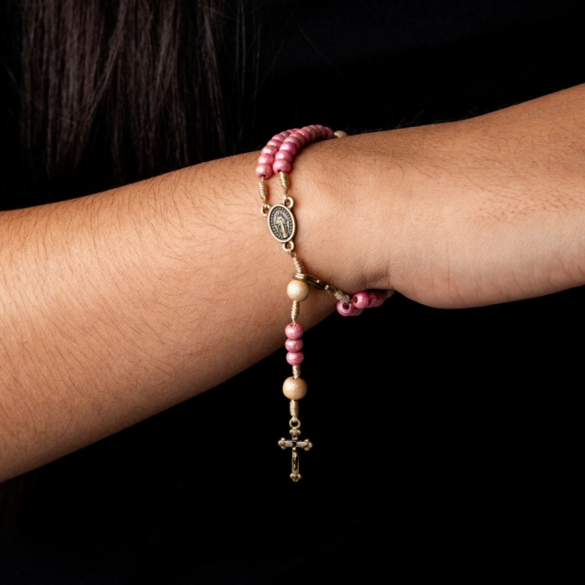 Pulseira Terço Nossa Senhora das Graças Pulseira Terço Nossa Senhora das Graças