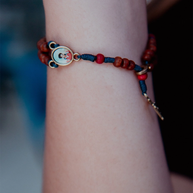 Pulseira Terço São Carlo Acutis Pulseira Terço São Carlo Acutis