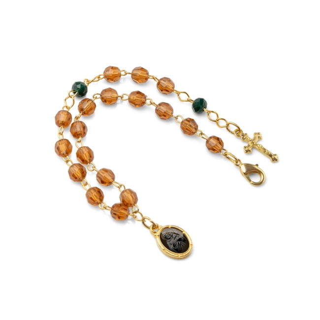 Pulseira Terço São José Luxo