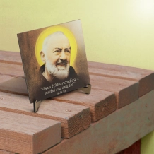 Quadrinho de Mesa Pe Pio Quadrinho de Mesa Pe Pio