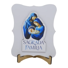 Quadrinho de Mesa Sagrada Família Quadrinho de Mesa Sagrada Família