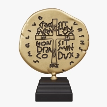 Sacramental Medalha das Duas Cruzes - Ouro Velho Sacramental Medalha das Duas Cruzes - Ouro Velho