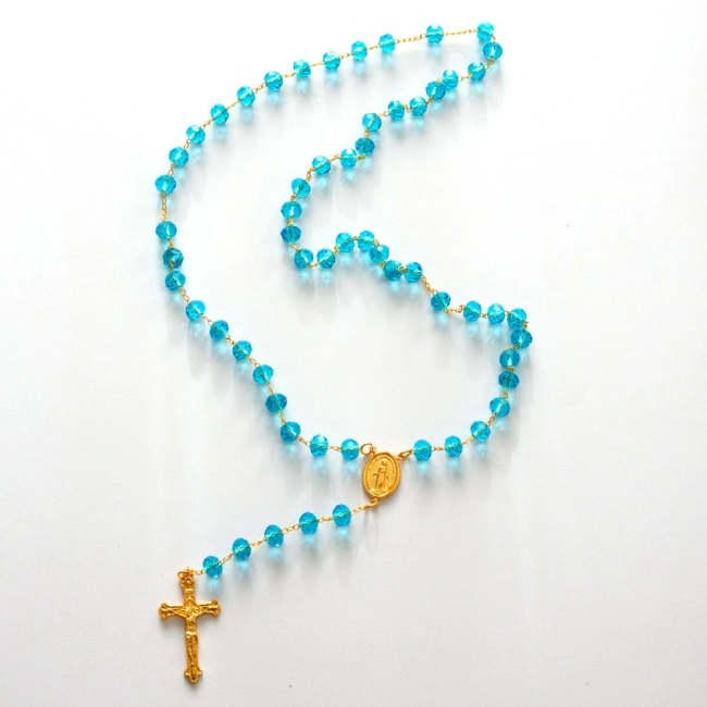 Terço Cristal Nossa Senhora das Graças Terço Cristal Nossa Senhora das Graças