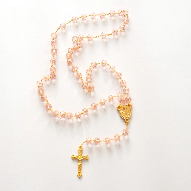 Terço Cristal Santa Teresinha Terço Cristal Santa Teresinha