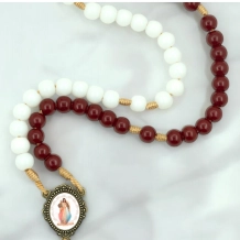 Terço Jesus Misericordioso - Porcelana