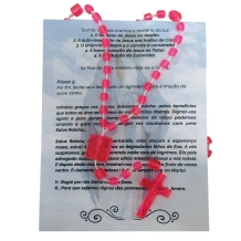 Terço Nossa Senhora Rosa Neon Terço Nossa Senhora Rosa Neon