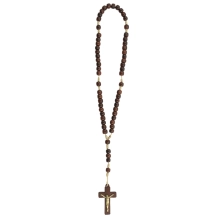 Terço Pequeno Cruz de Madeira Terço Pequeno Cruz de Madeira