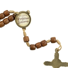 Terço Perpétuo Socorro - madeira