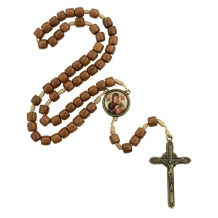 Terço Perpétuo Socorro - madeira