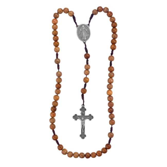 Terço Jesus Misericordioso Madeira Terço Jesus Misericordioso Madeira