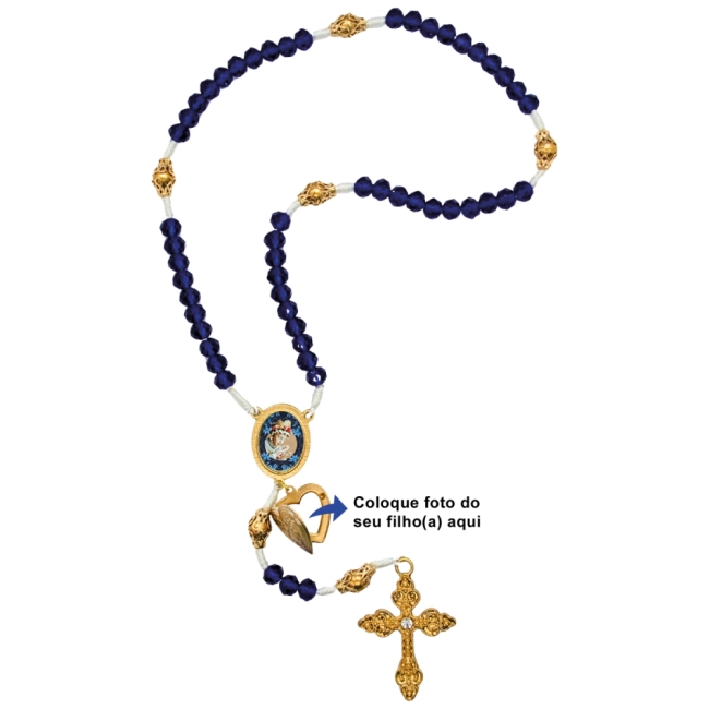 Terço Relicário Mães que Oram pelos Filhos Terço Relicário Mães que Oram pelos Filhos