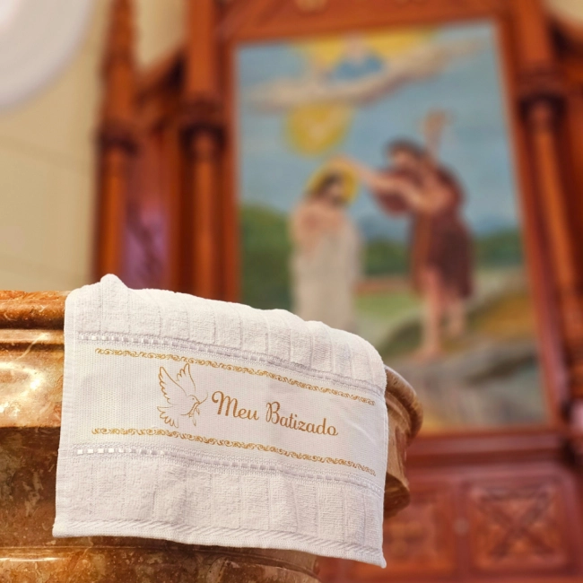 Toalhinha Meu Batizado