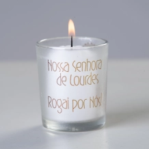 Vela Nossa Senhora de Lourdes - Copo Vela Nossa Senhora de Lourdes - Copo