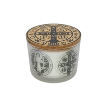 Vela São Bento Vidro Vela São Bento Vidro