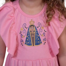 Vestido Infantil Nossa Senhora Aparecida