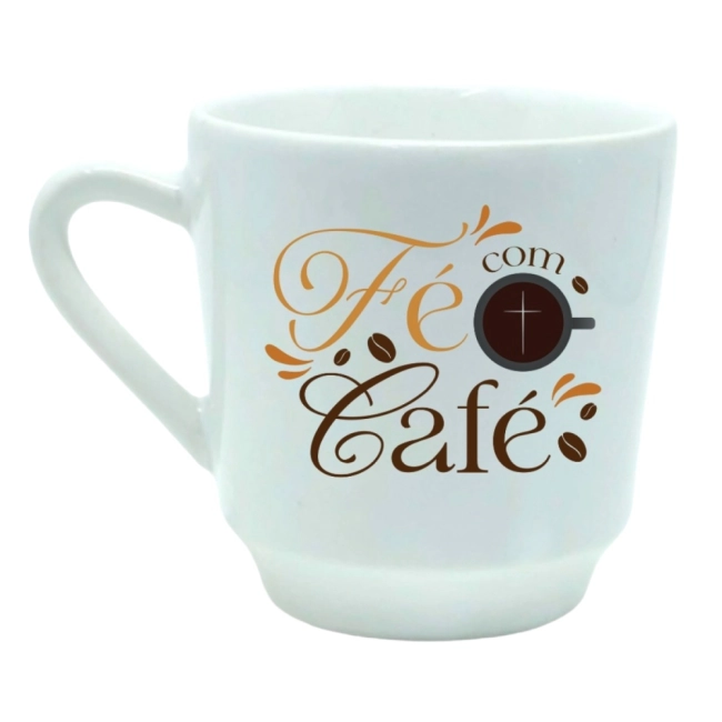 Xícara Fé com Café
