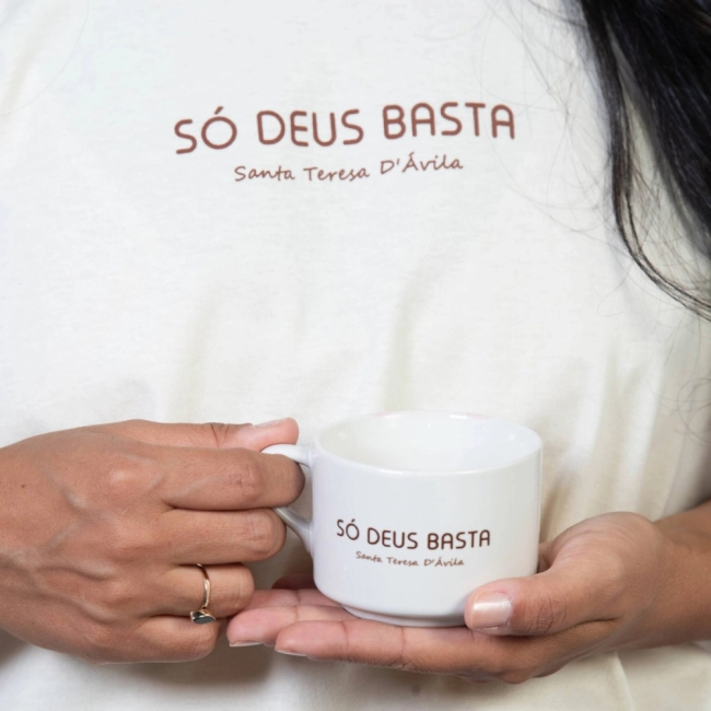 Xícara Só Deus Basta Xícara Só Deus Basta